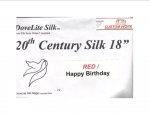 20th Century Silk Red 18 Inch Happy Birthday