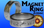 Magnet Ring F-1 - Zodiac, Medium