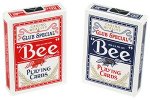 Bee Premium Playing Cards - Poker Red & Blue