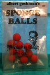 Sponge Balls MICRO 10-Pk - Red