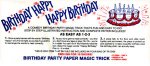 Birthday Paper Magic Trick